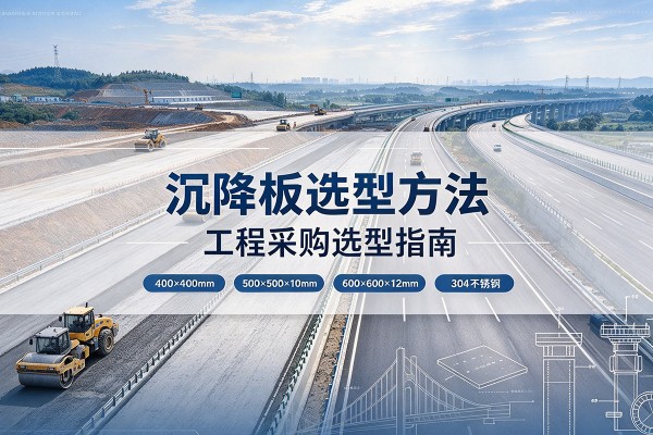 咸安沉降板选择方法